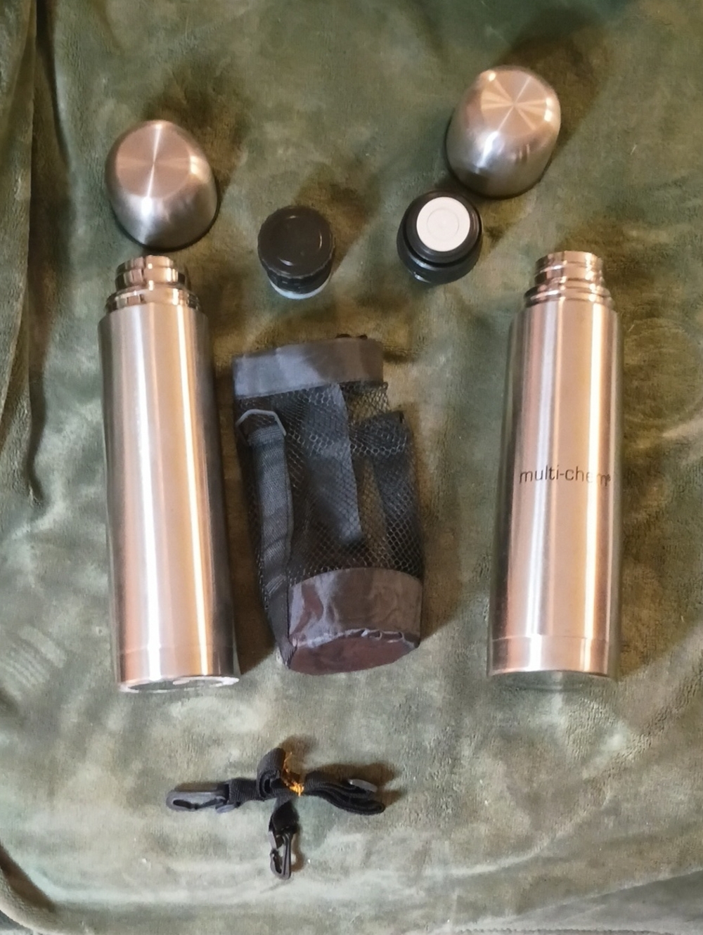 Stainless Steel Insulated Travel Flask - Silver